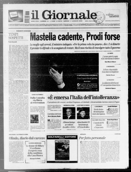 Il giornale : quotidiano del mattino